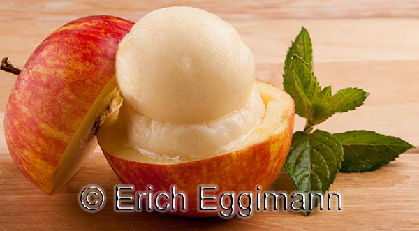 Eis-Rezept: Apfel-Sorbet ohne Ei (vegan/laktosefrei) - Selbst Eis ...